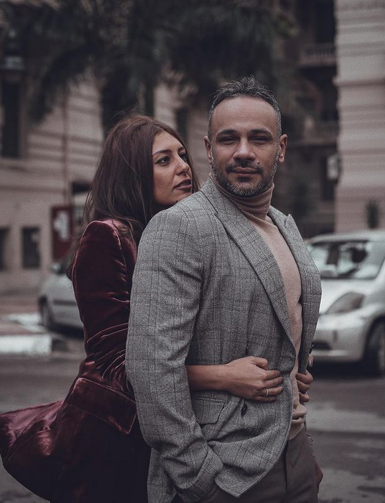 ميرنا الهلباوى ومحمد عطية