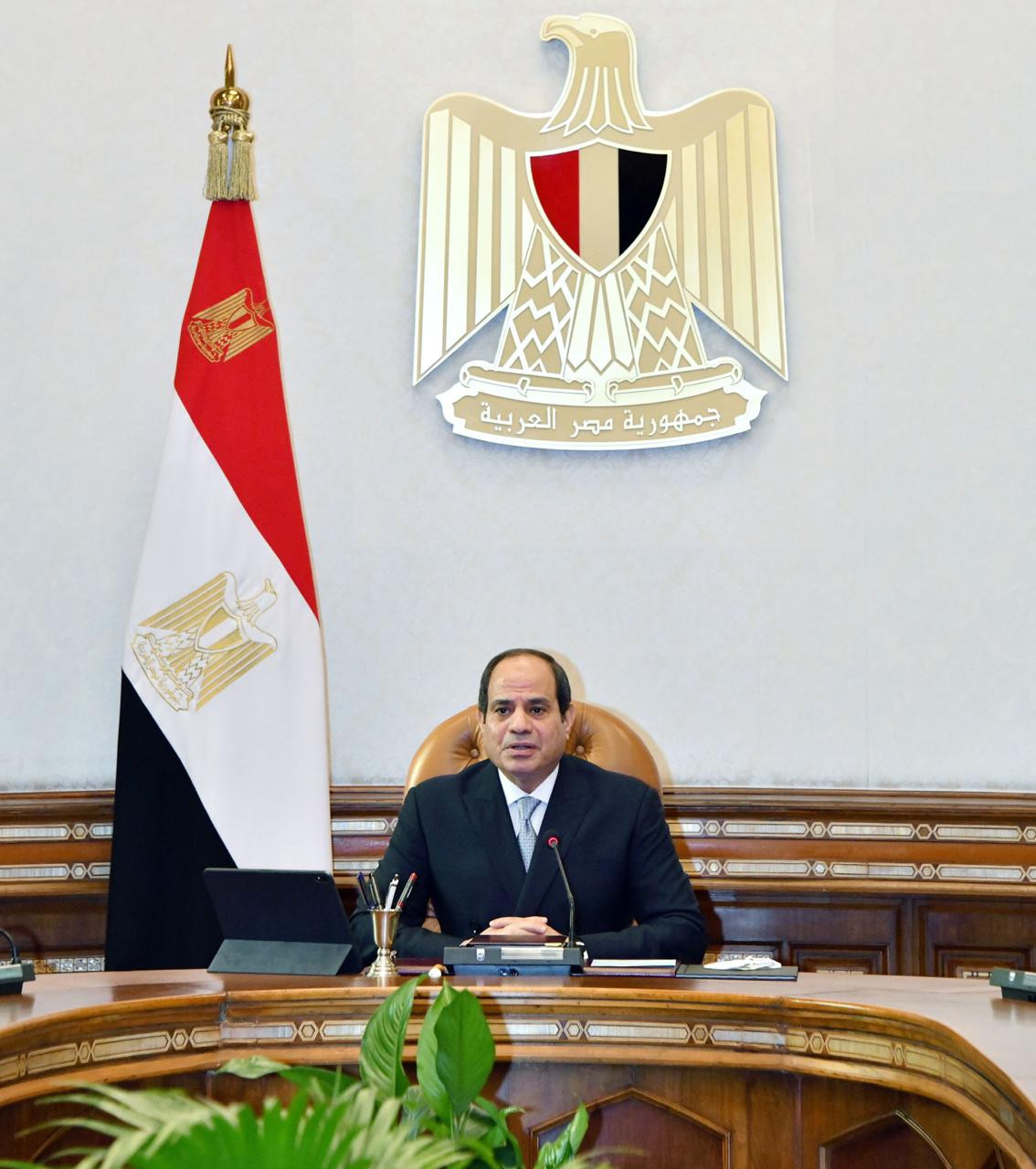 الرئيس عبد الفتاح السيسى يوجه رسالة للشعب المصرى