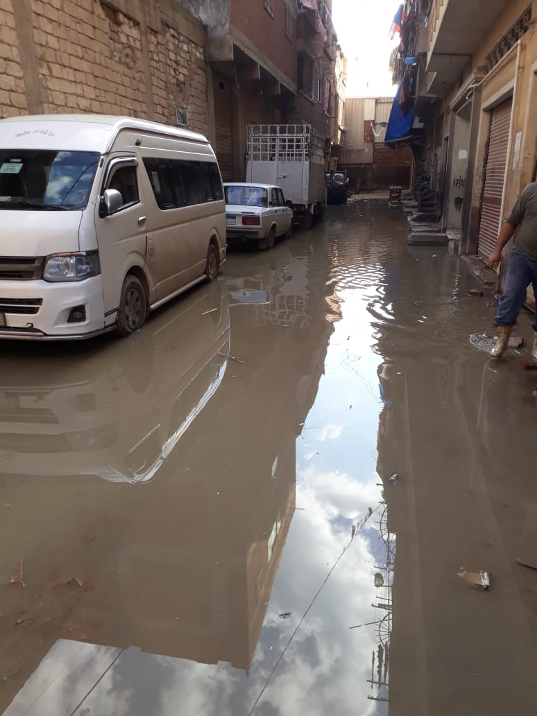 أمطار غزيرة على الإسكندرية