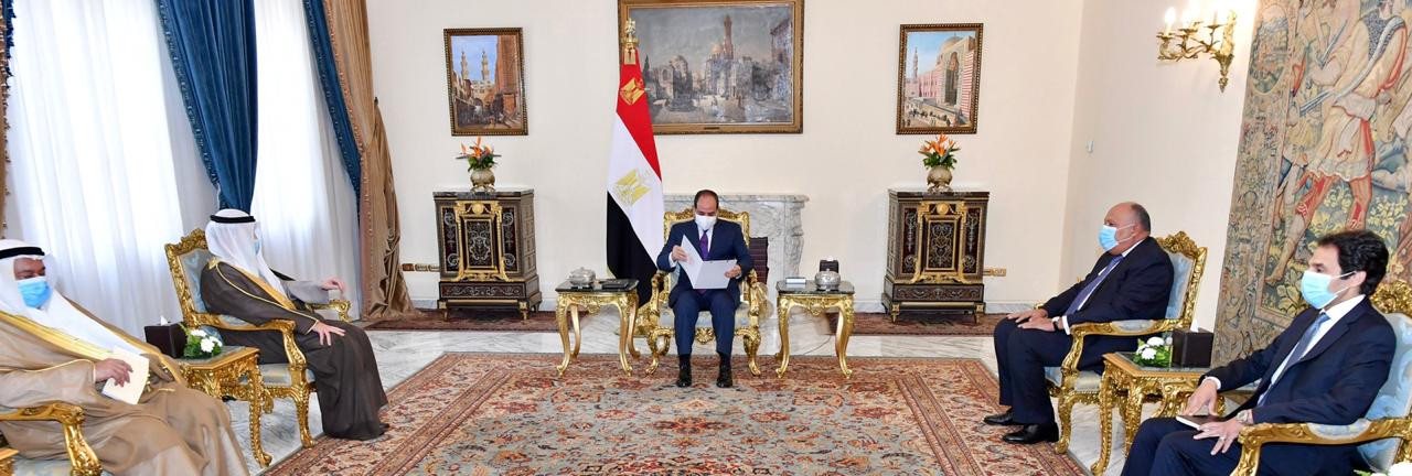 الرئيس يستقبل وزير خارجية الكويت