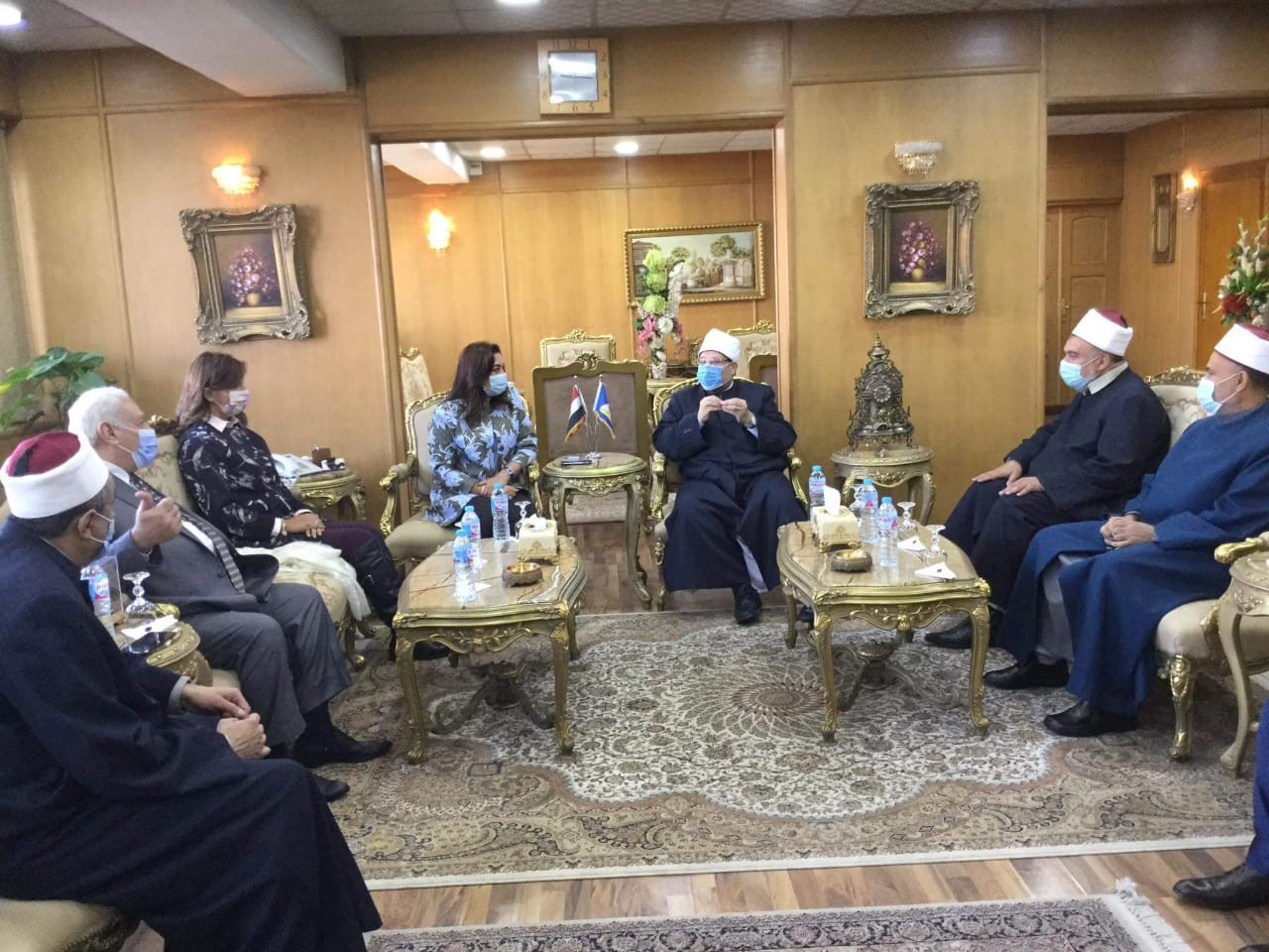 وزيرا الهجرة والأوقاف ومحافظ دمياط