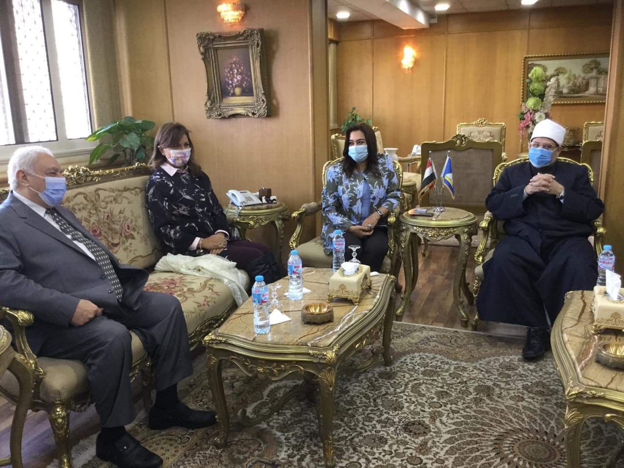 وزيرا الهجرة والأوقاف ومحافظ دمياط