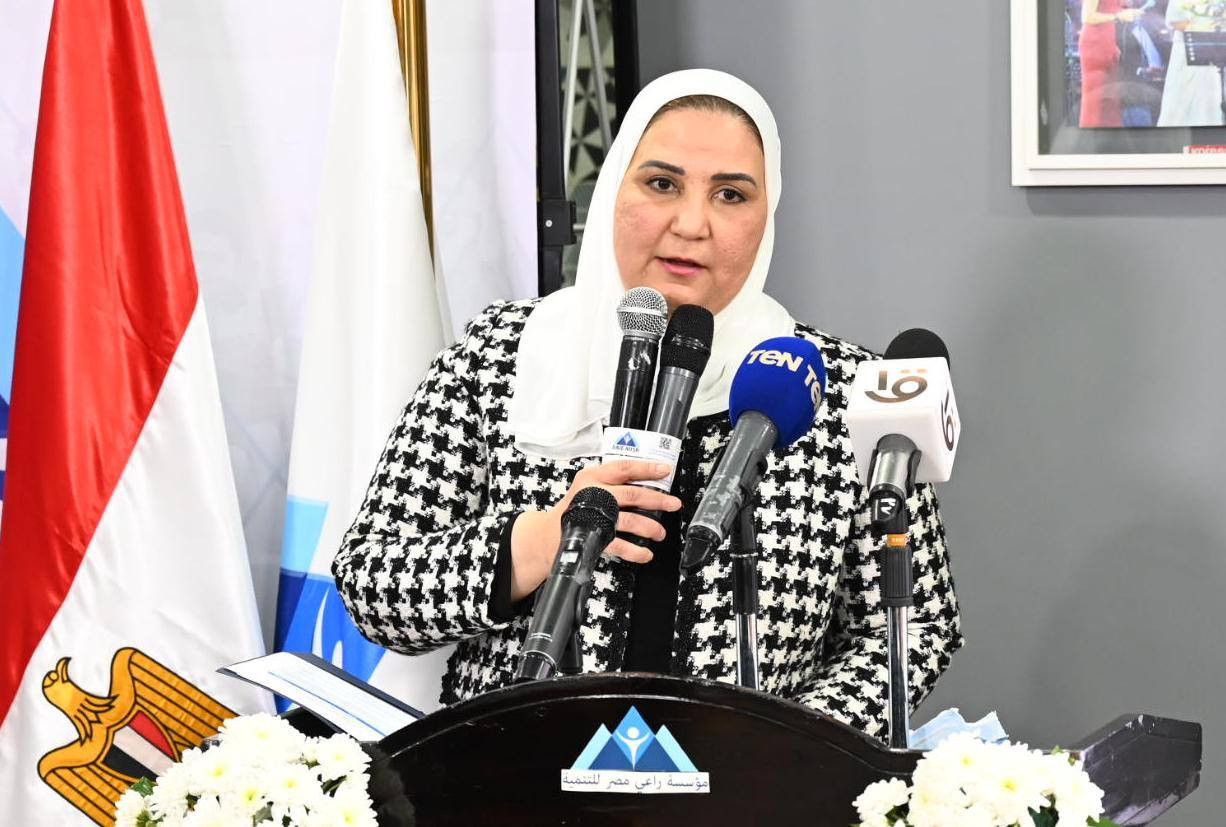 وزيرة التضامن تفتتح المقر الجديد لمؤسسة راعى مصر