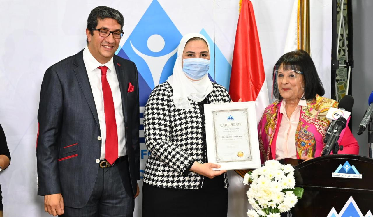 وزيرة التضامن تفتتح المقر الجديد لمؤسسة راعى مصر