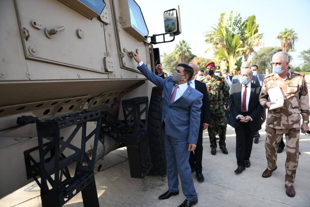 وزير الإنتاج الحربى ووزير الدفاع العراقى يتفقدان مصنعى 200 و300