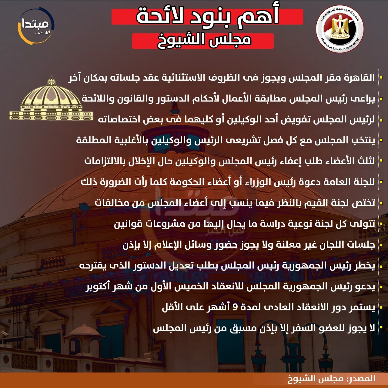لائحة الشيوخ