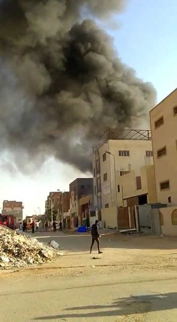 حريق بمصنع تنر
