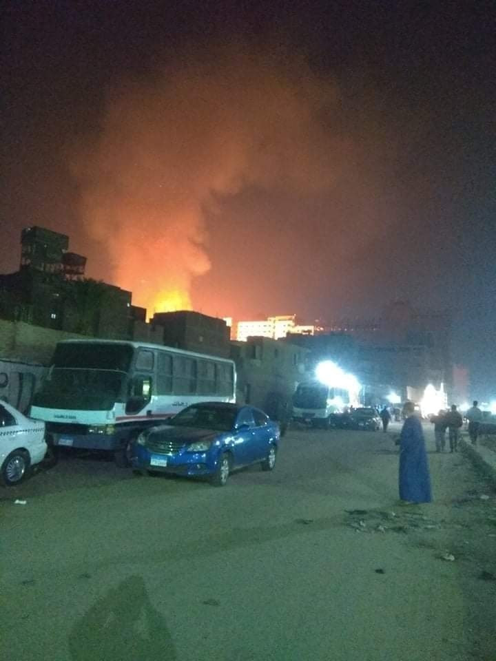 حريق مصنع ببهتيم