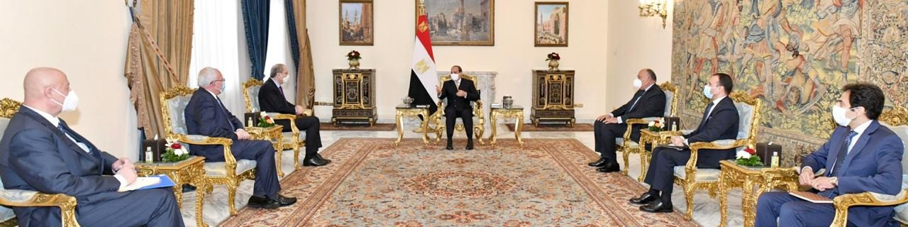 الرئيس السيسى خلال اللقاء