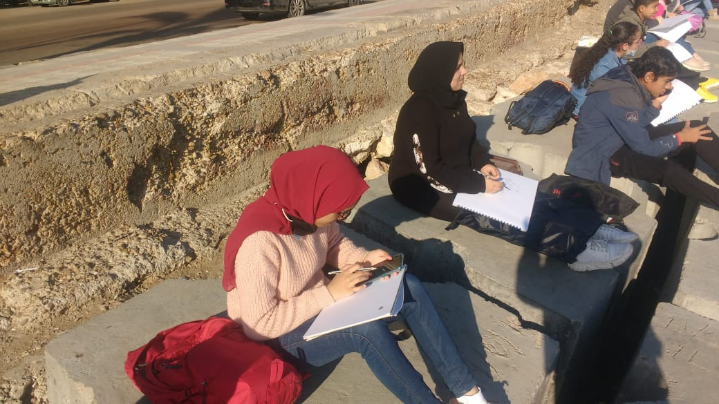 مسابقة لرسم معالم الإسكندرية