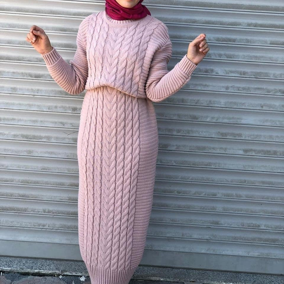 الفساتين الصوف