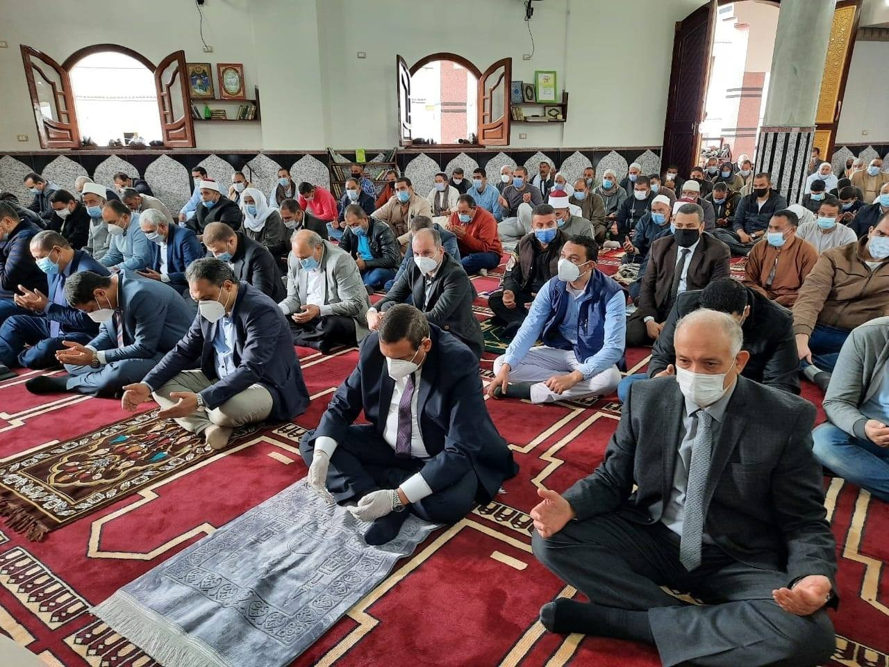 محافظ البحيرة يفتتح مسجد