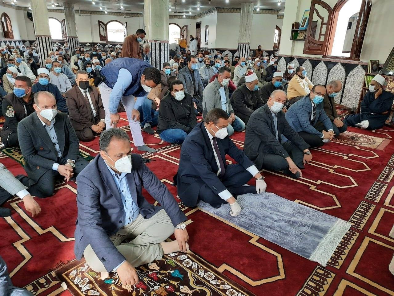 محافظ البحيرة يفتتح مسجد