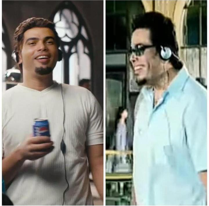 مبتدا يحاور شبيه عمرو دياب: أول ما شافنى فضل باصصلى ...
