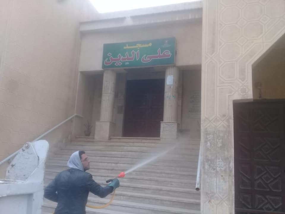 تطهير الموقف الجديد و11 مسجدا بالإسكندرية