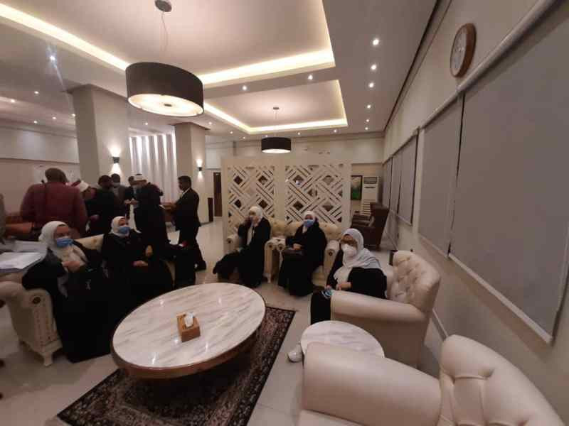 قافلة الأوقاف الدعوية بمطار الخرطوم