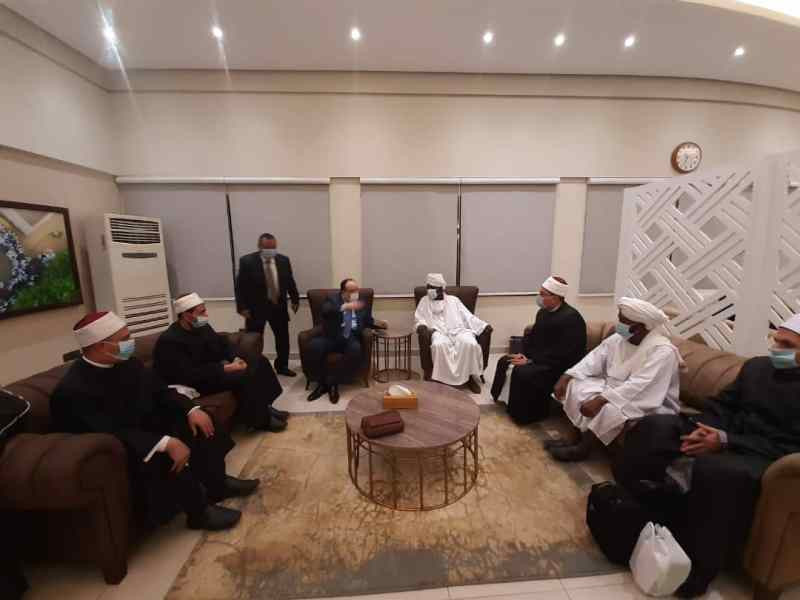 قافلة الأوقاف الدعوية بمطار الخرطوم