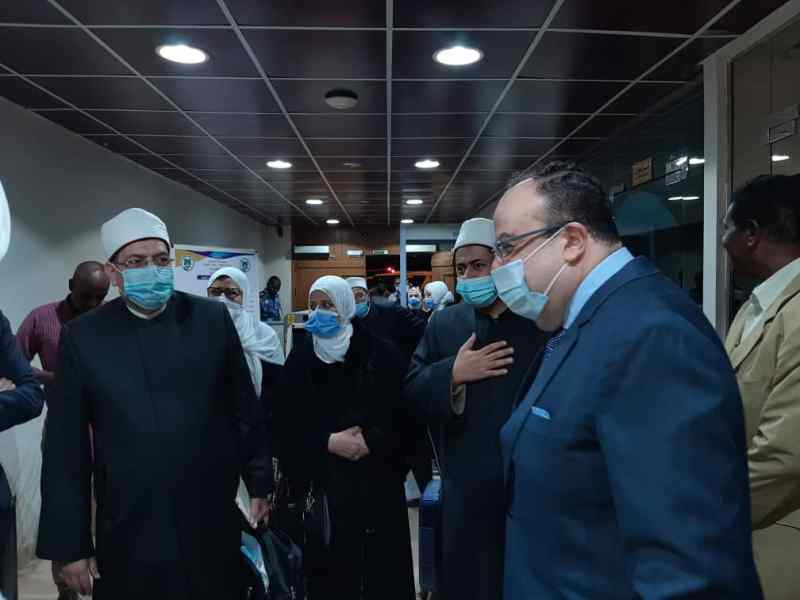 قافلة الأوقاف الدعوية بمطار الخرطوم