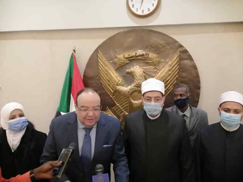 قافلة الأوقاف الدعوية بمطار الخرطوم