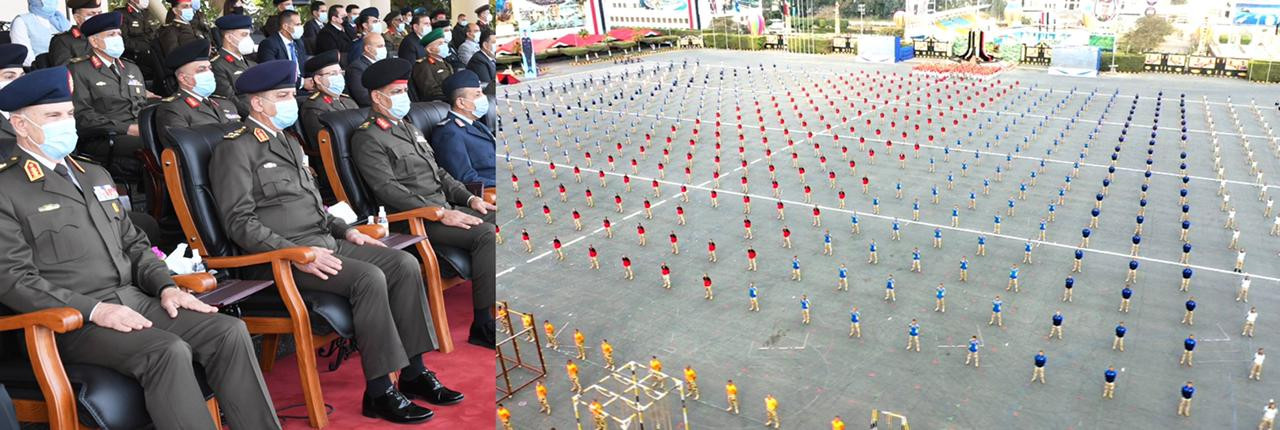 وزير الدفاع يشهد حفل انتهاء فترة الإعداد لطلبة الكليات العسكرية