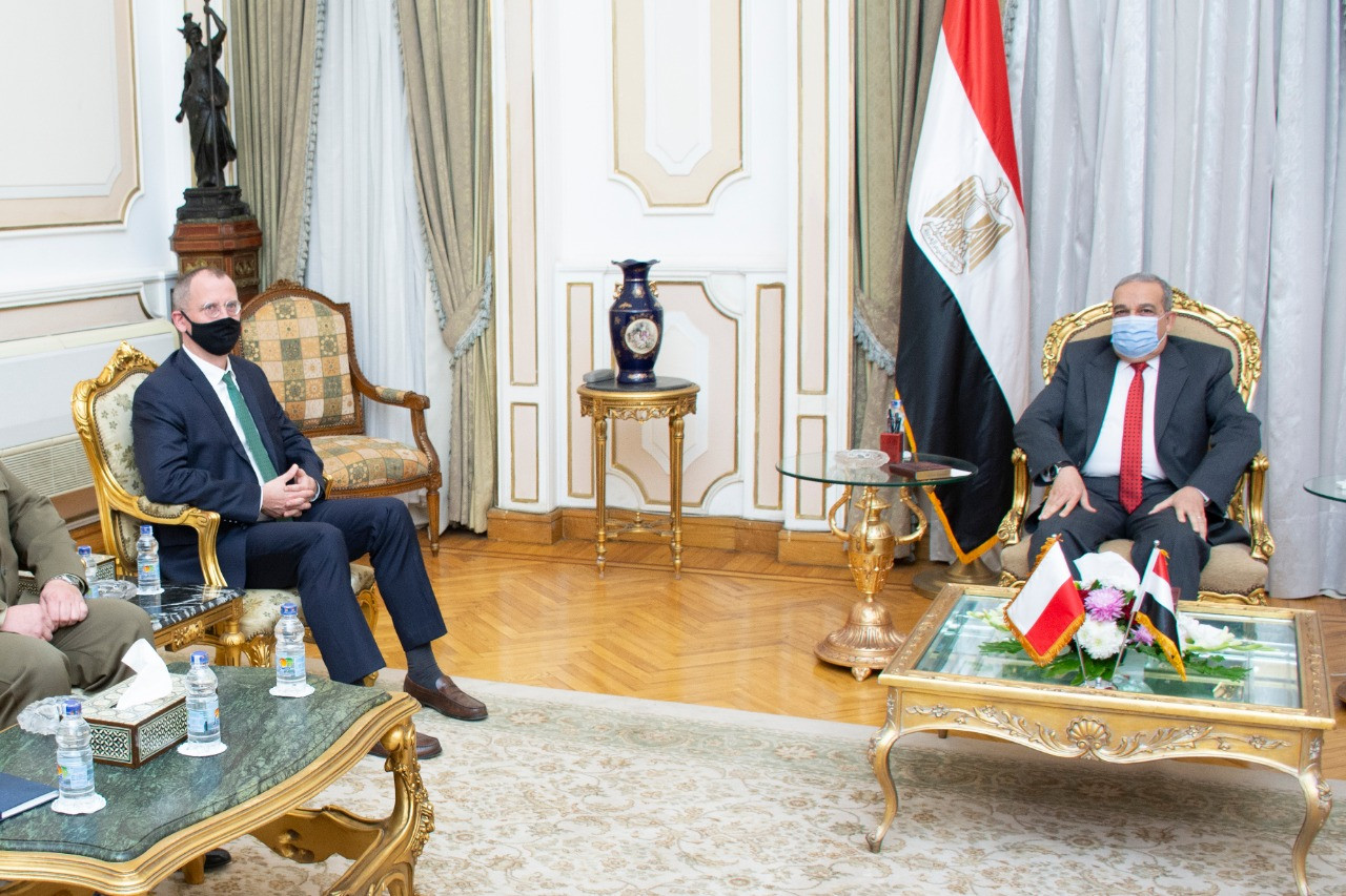 عبدالمنعم التراس وسفير بولندا