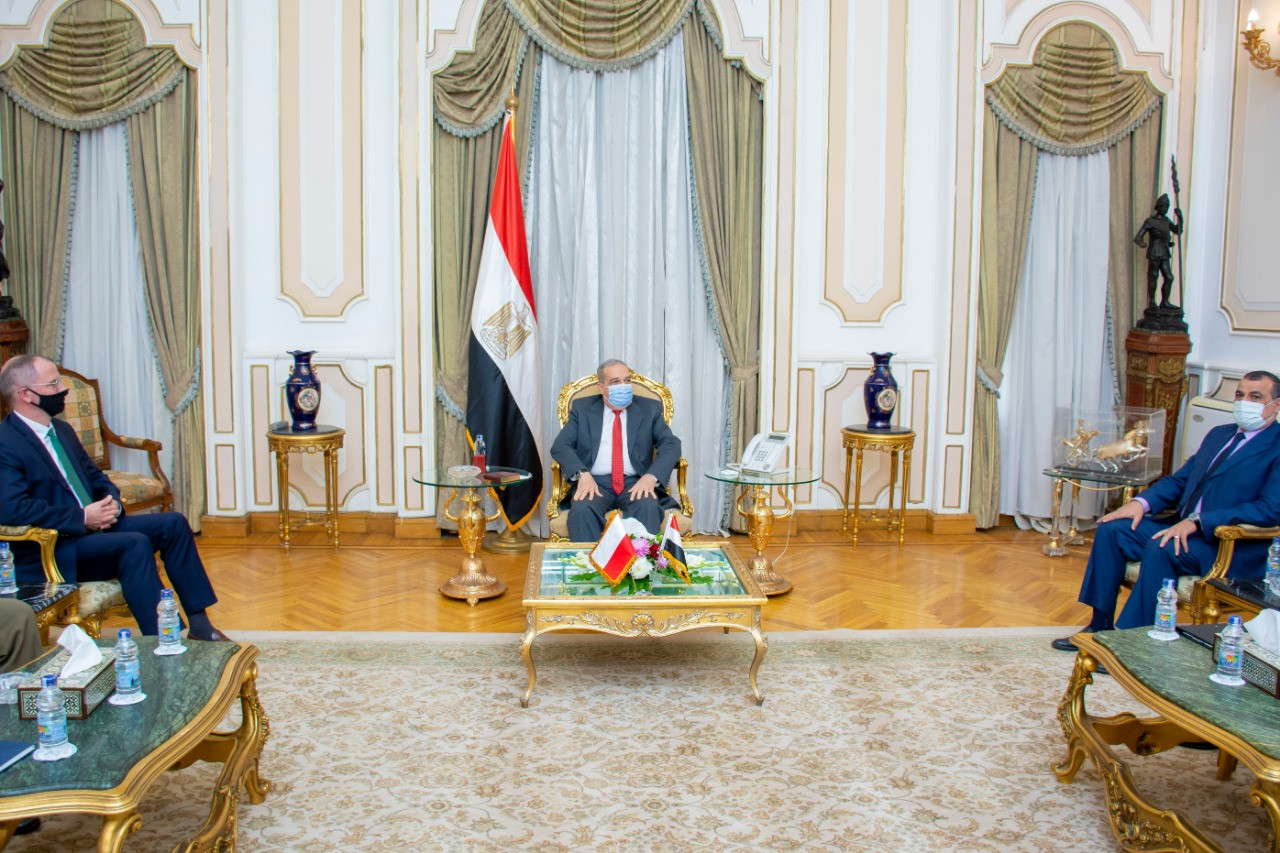 عبدالمنعم التراس وسفير بولندا