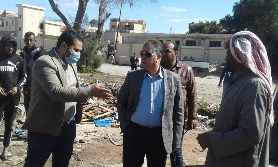 إزالة تعديات على أراضى الدولة بالإسكندرية
