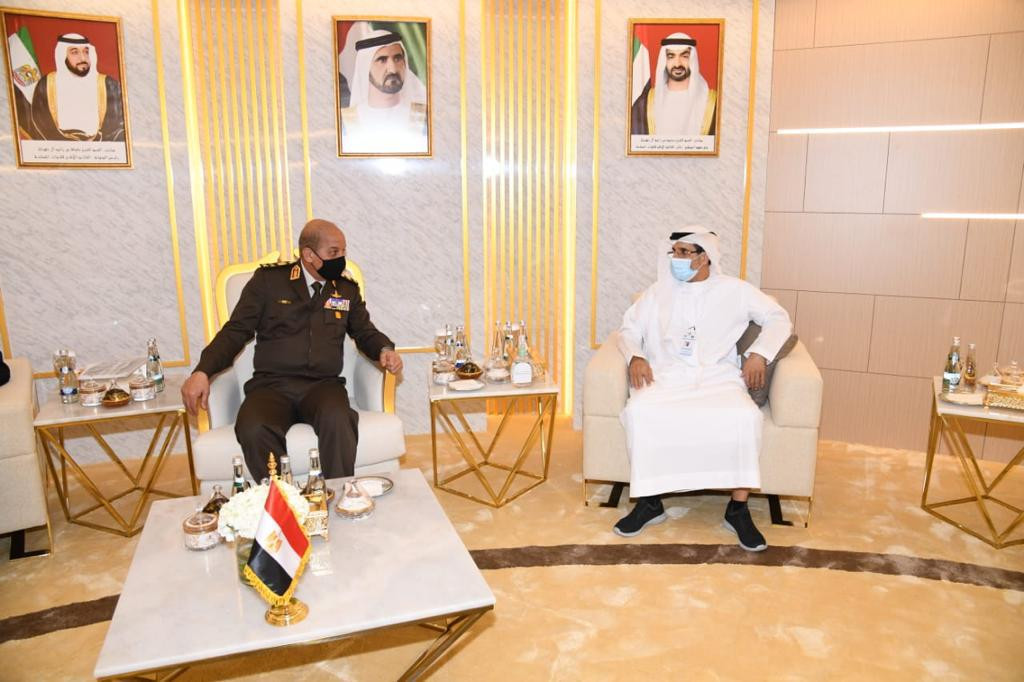 مشاركة وزير الدفاع فى معرض IDEX 2021
