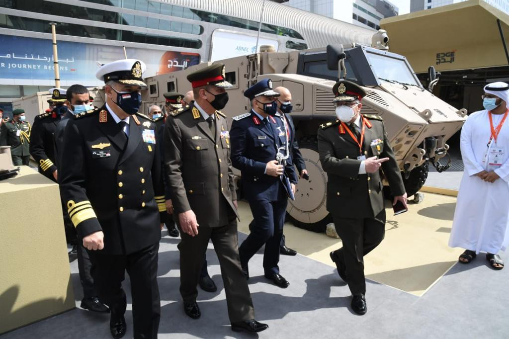 مشاركة وزير الدفاع فى معرض IDEX 2021