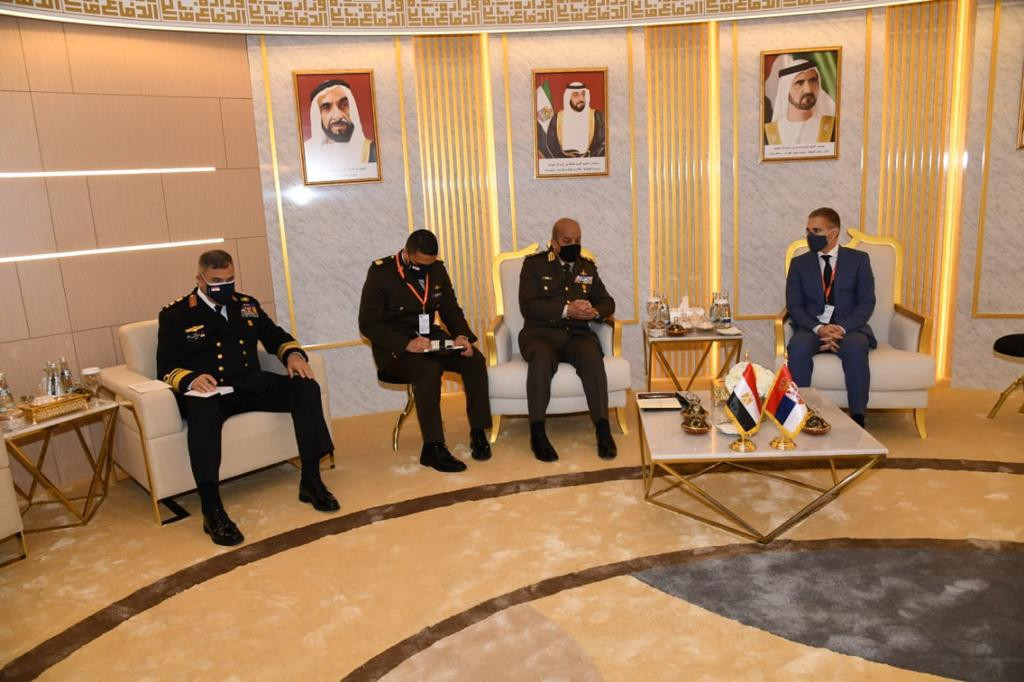 مشاركة وزير الدفاع فى معرض IDEX 2021