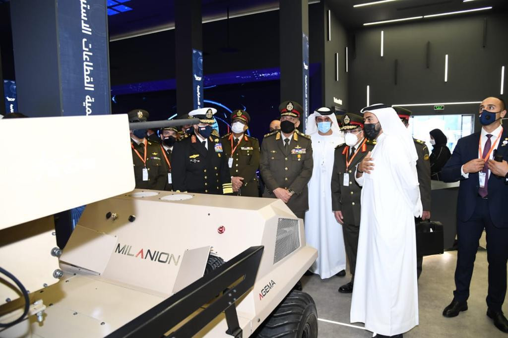 مشاركة وزير الدفاع فى معرض IDEX 2021