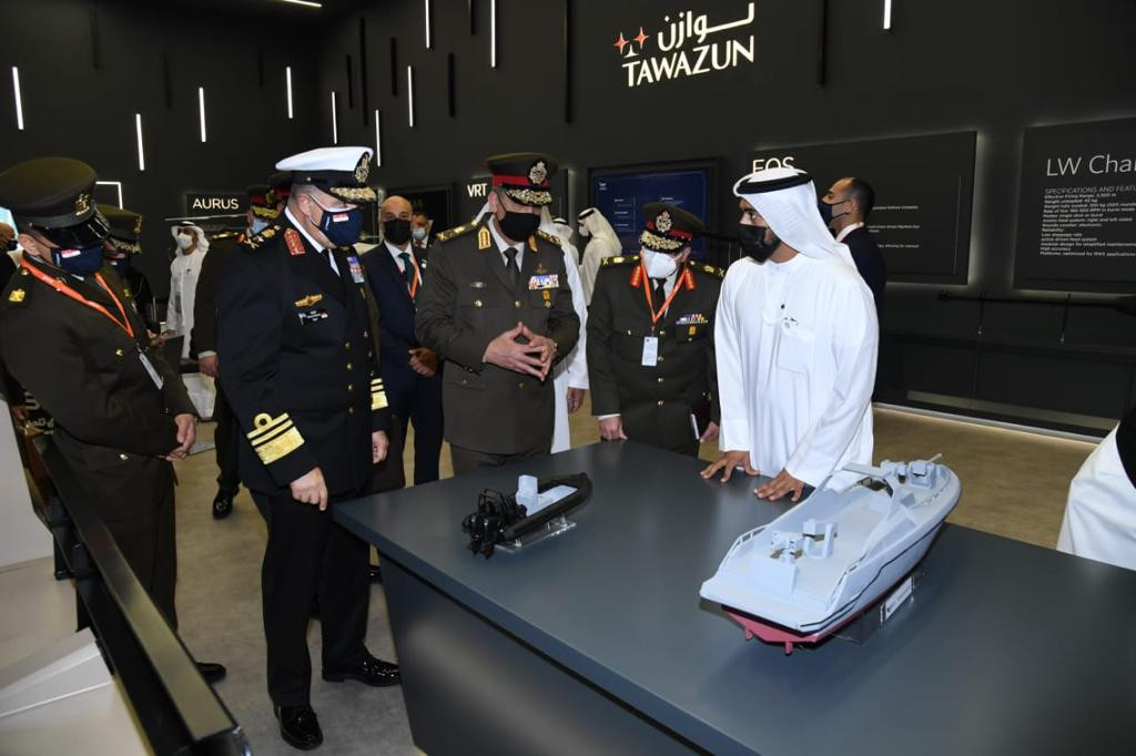 مشاركة وزير الدفاع فى معرض IDEX 2021