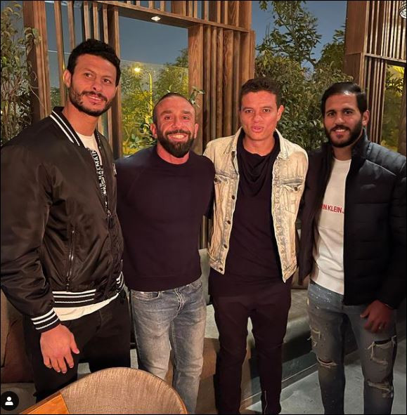 نجوم الأهلى يهنئون مروان محسن بعيد ميلاده
