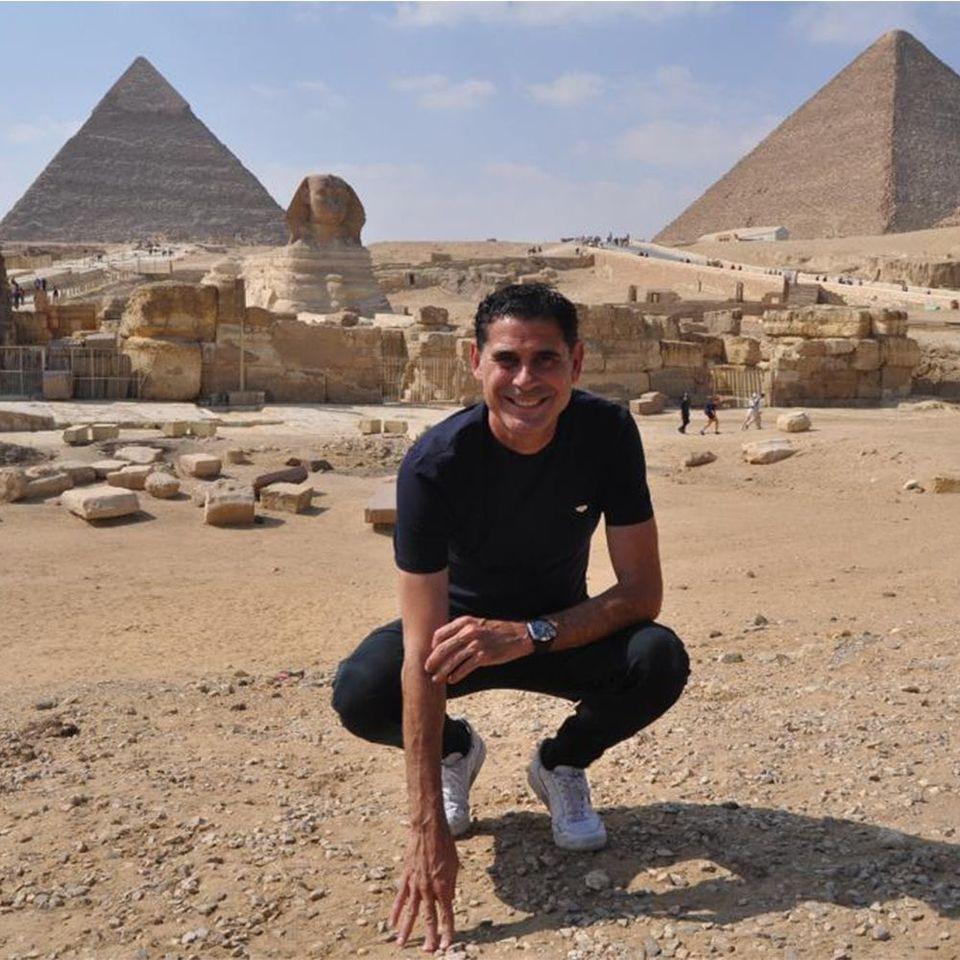 أساطير ريال مدريد عند سفح الأهرامات
