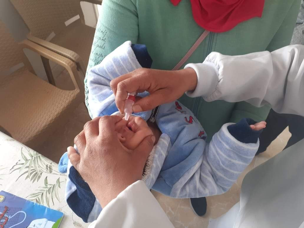 حملة تطعيم شلل الأطفال