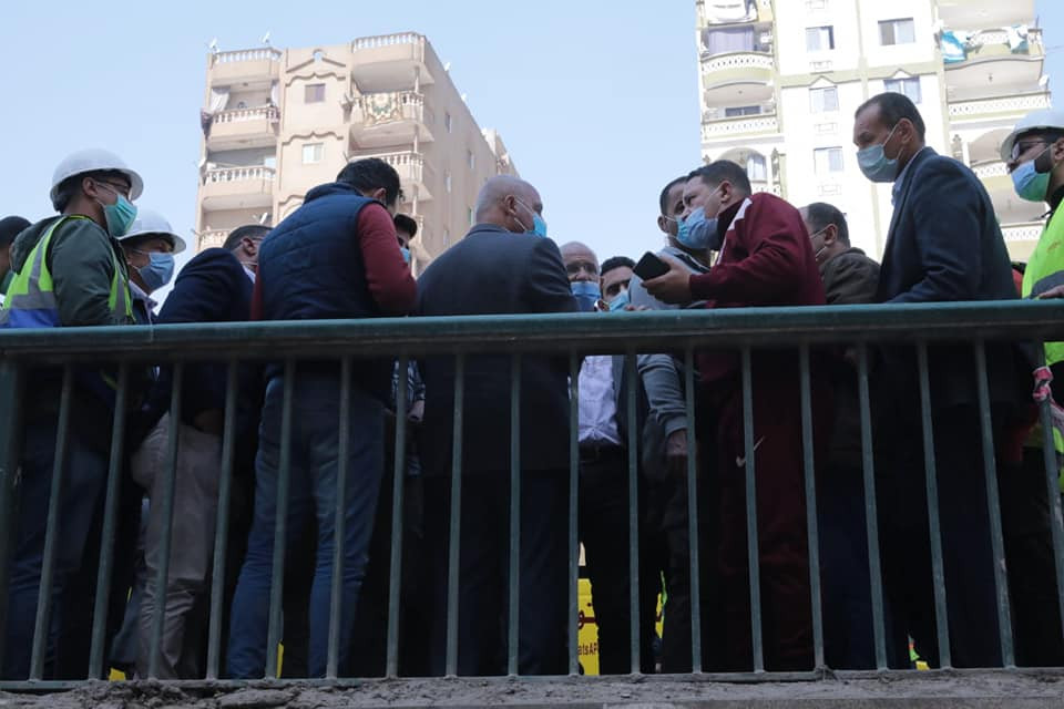 وزير النقل يتفقد أعمال تطوير الدائرى