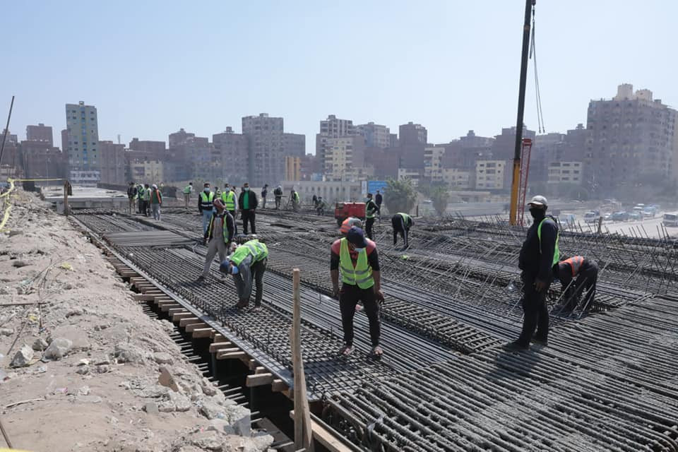 وزير النقل يتفقد أعمال تطوير الدائرى