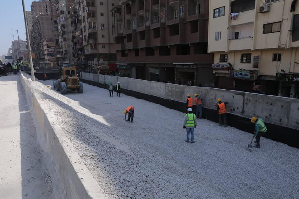 وزير النقل يتفقد أعمال تطوير الدائرى