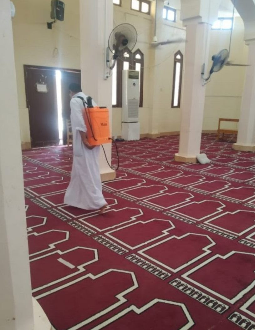 حملات تعقيم المساجد
