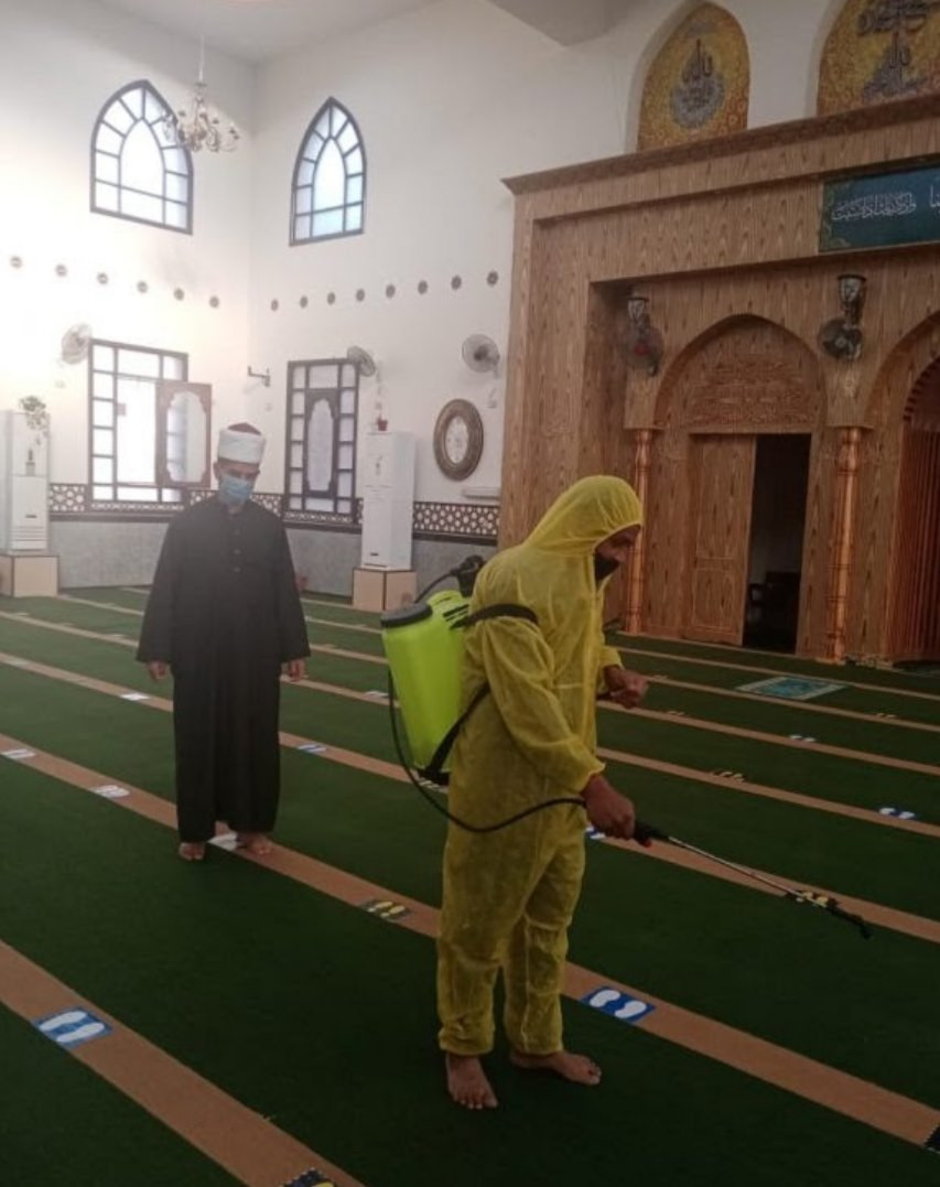 حملات تعقيم المساجد