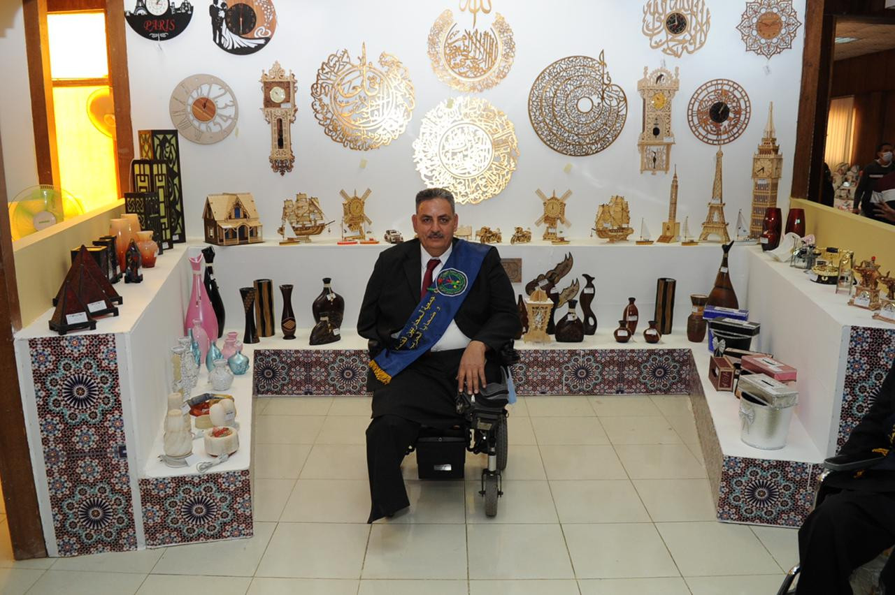 معرض فنى لإبداعات المحاربين القدماء
