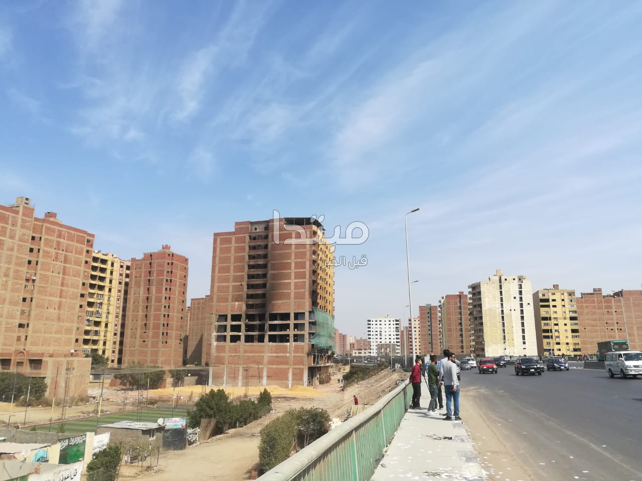 الاستعدادات النهائية لنسف عقار الدائرى