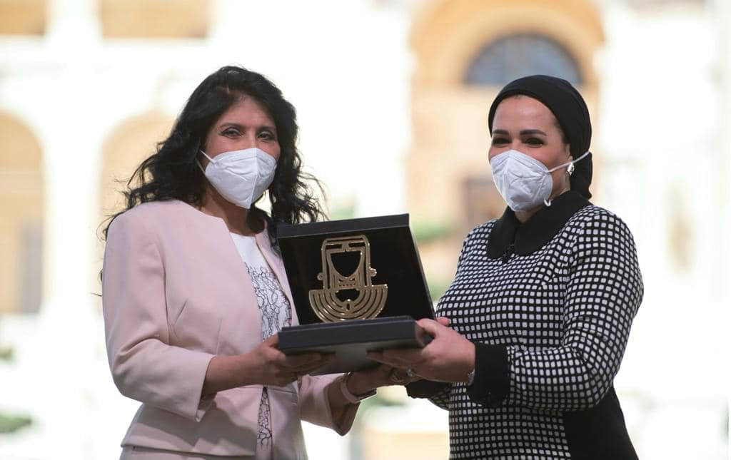 السيدة انتصار السيسى فى احتفالية يوم المرأة المصرية