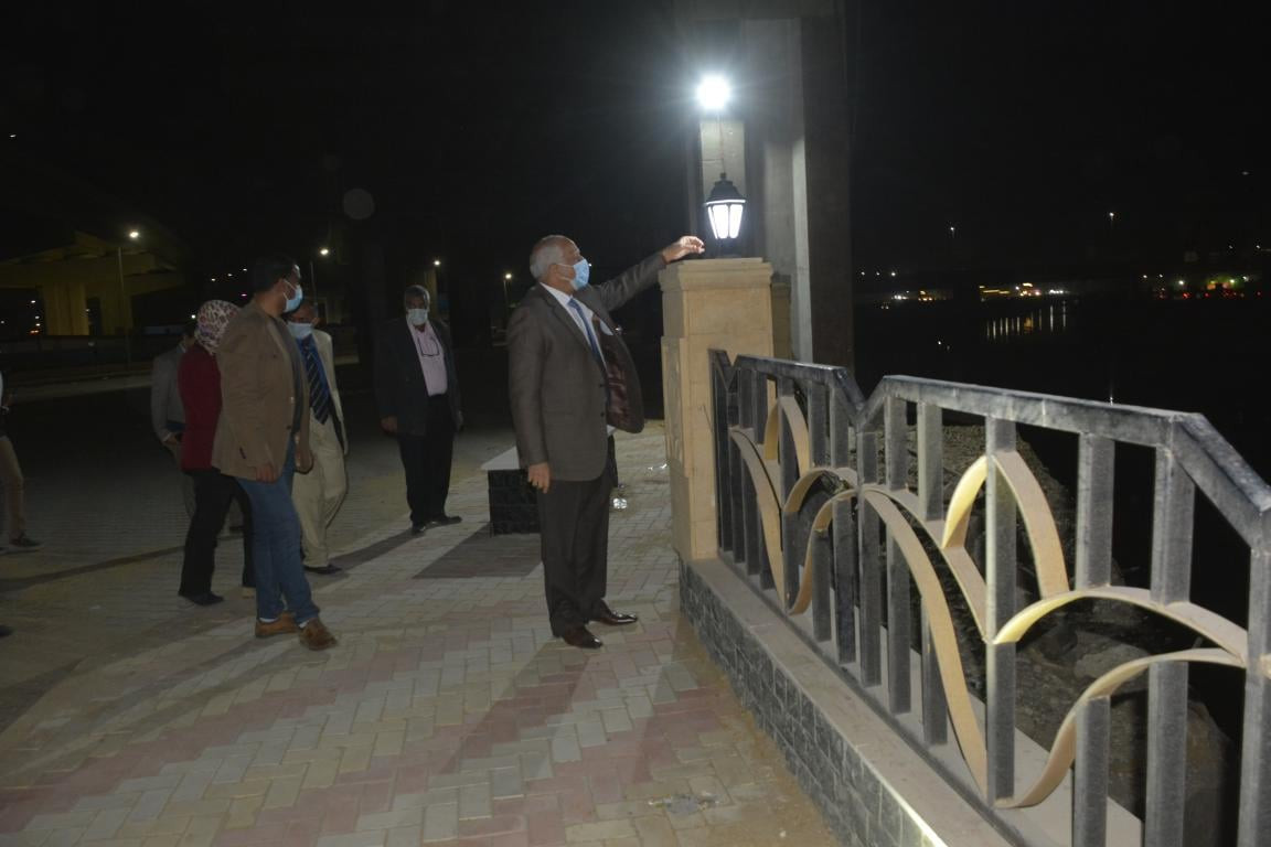 جولة مسائية لمحافظ الجيزة