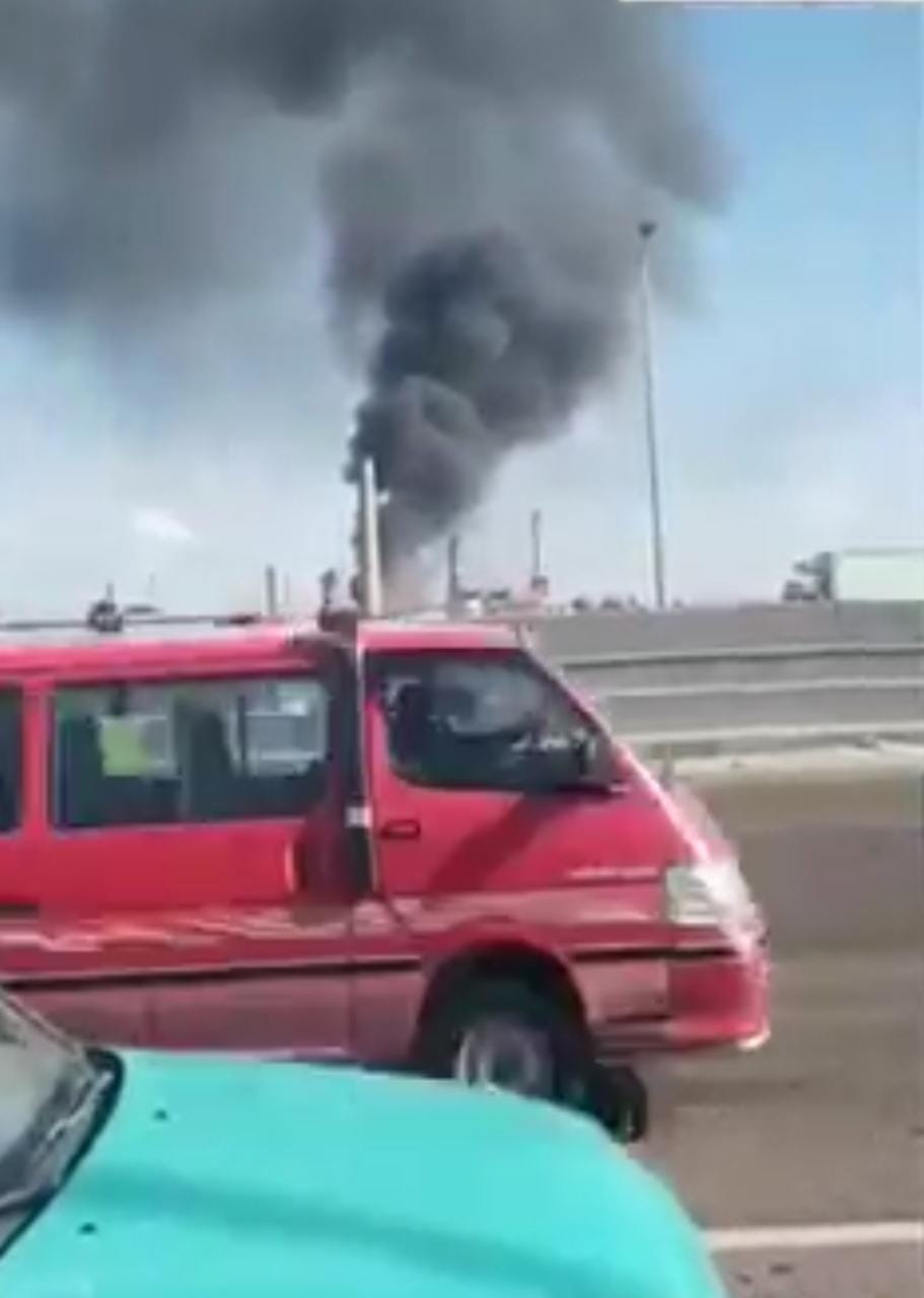 حريق بشركة العامرية للبترول