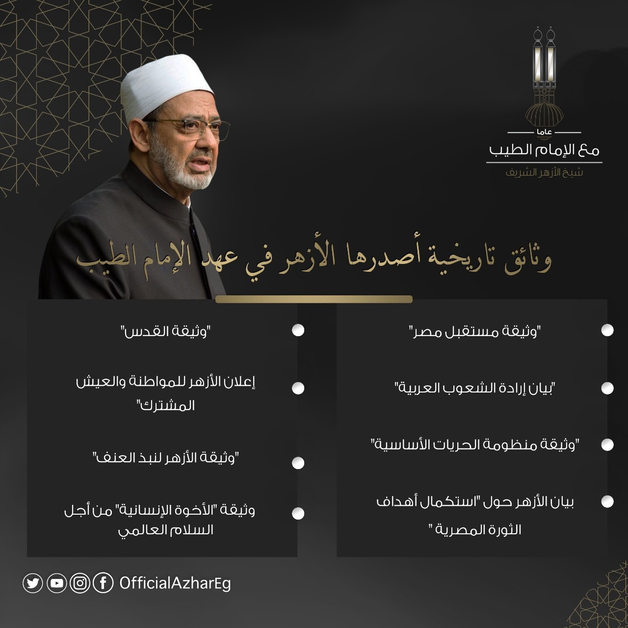 شيخ الأزهر الشريف