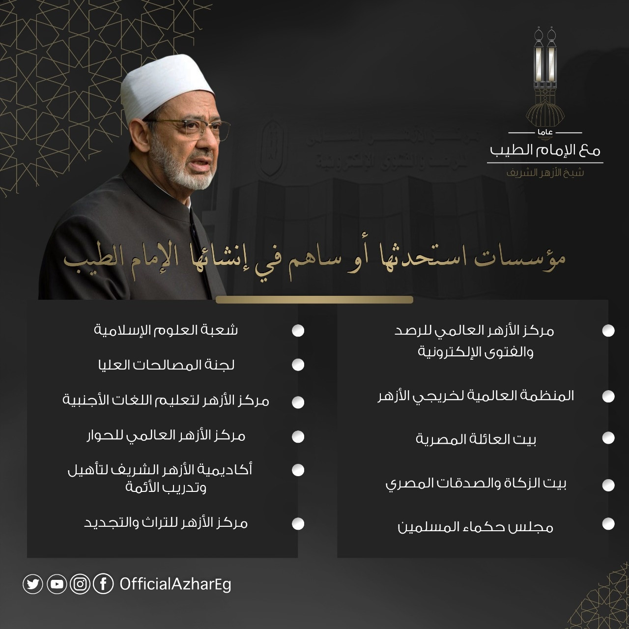 شيخ الأزهر الشريف