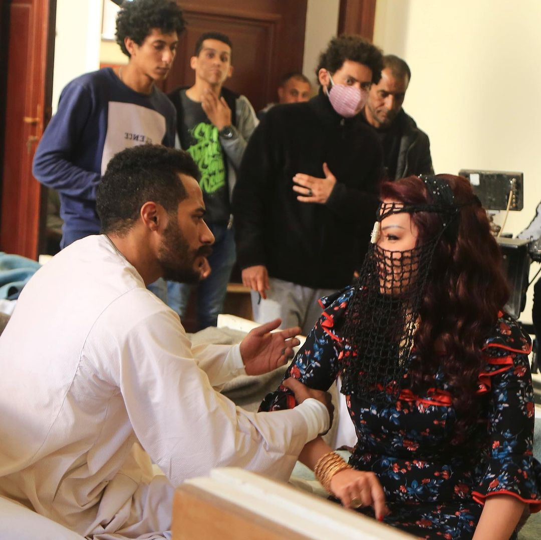 سمية الخشاب مع محمد رمضان
