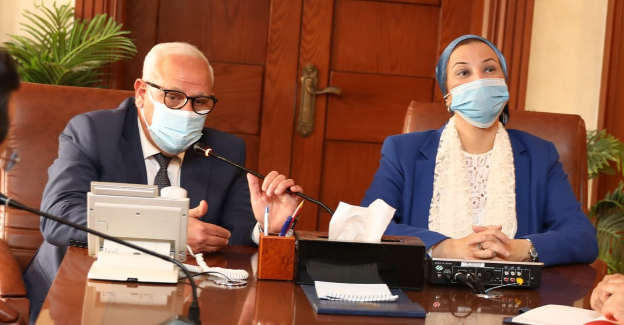 وزيرة البيئة محافظ بورسعيد