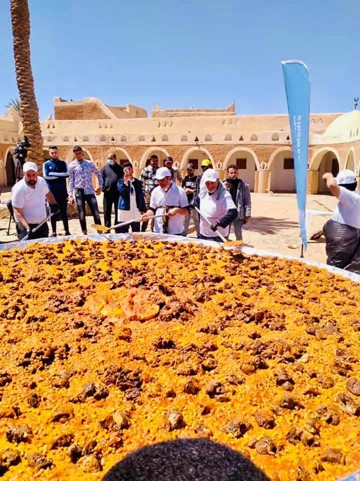 إعداد أكبر طبق كسكسى